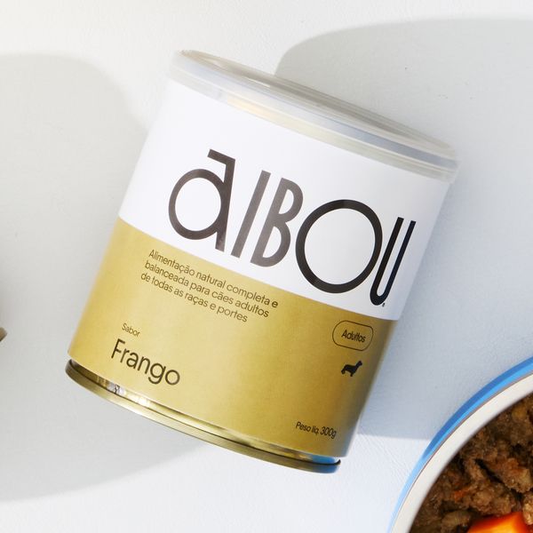 Lata Aibou sabor frango